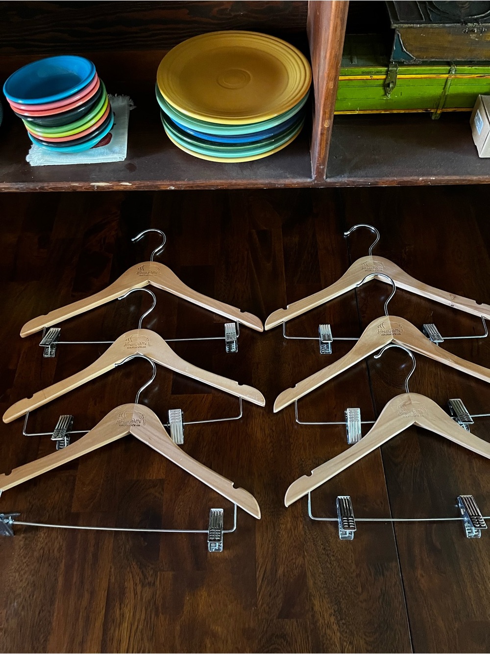 11 Dream Duffel 15" Wooden Hanger for Dance or Cheer Costumes NWOT Natural